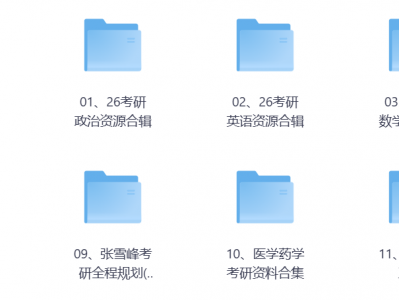 考研相关材料大全