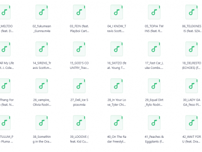 【无损音乐】音乐排行榜大揭秘！Apple Music Top 100：美国，追踪最热门歌曲潮流