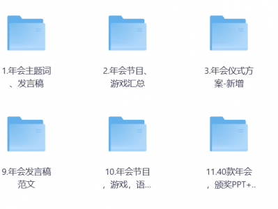 在淘宝花了159买的【各种年会素材大合集】
