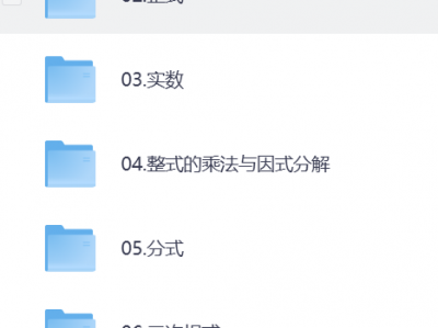 花了299在一个老师朋友那里买的初中全套数学 (227节视频讲解)