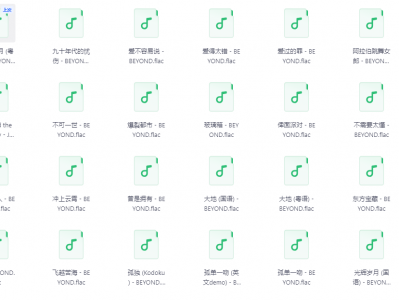 【无损音乐】beyond乐队 无损单曲【FLAC】